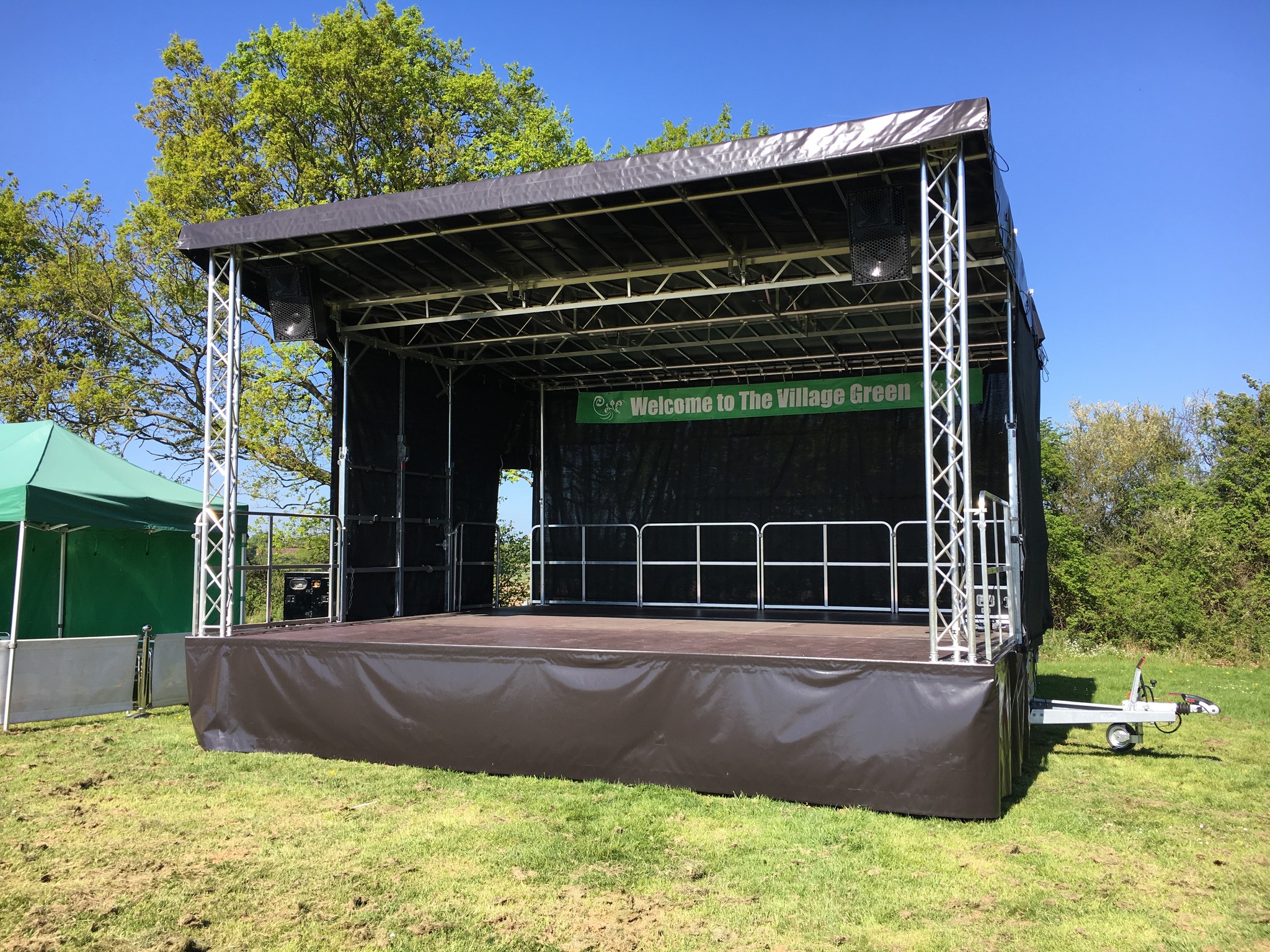 Mobile Trailer Stage Hire Wiltshire PA Hire Wiltshire, Sound