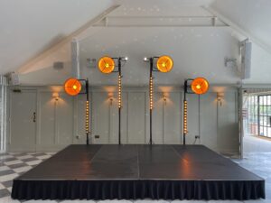 staging hire stage wiltshire trowbridge Bradford on Avon band chippenham kin house wedding entertainment evening