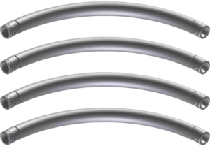 Global truss, F31. 90 degree, corner, piece, circle, equipment hire, rigging, ground support, wiltshire, trowbridge